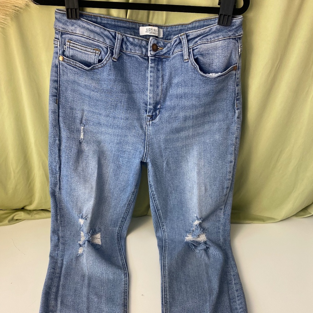 Judy Blue Womens Jeans Size 13/31 Light Wash Stretch Denim Boutique